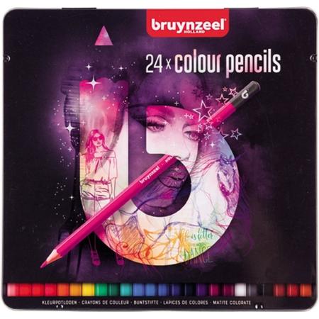 Bruynzeel Teens blik 24 kleurpotloden