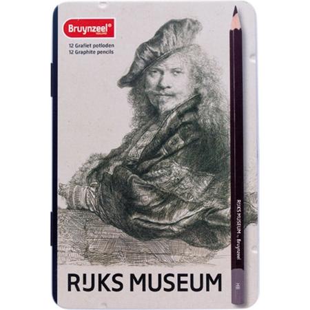 Hollandse Meesters blik 12 grafietpotloden Zelfportret van Rembrandt