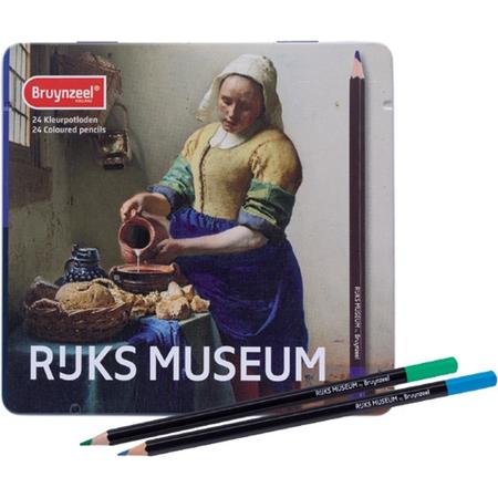 Hollandse Meesters blik 24 kleurpotloden Het Melkmeisje van Vermeer