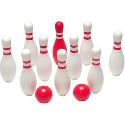 BS Bowling - Hout - Rood & Wit