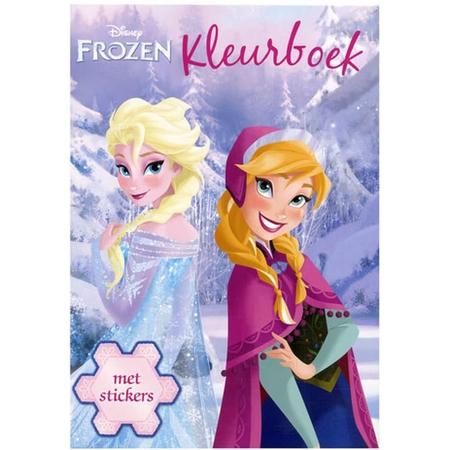 Disney Frozen Kleurboek met Frozen Stickers
