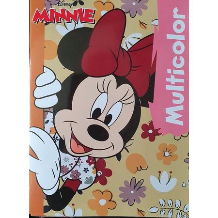 Disney Minnie Mouse Multicolor kleurboek met voorbeeld in kleur