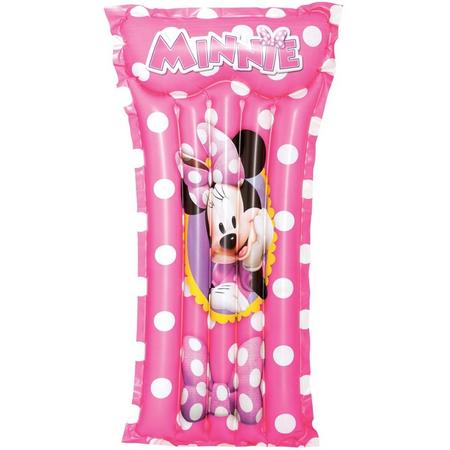Minnie mouse luchtmatras voor kinderen - roze - 119x61cm - Disney