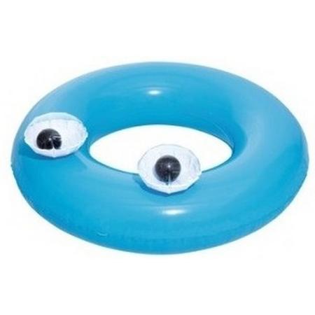 Opblaasbare zwemband blauw 91 cm voor volwassenen