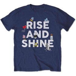 BT21 Heren Tshirt -M- Rise And Shine Blauw