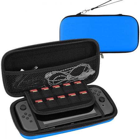 Hoes Geschikt voor Nintendo Switch Lite Hoesje Case Hard Cover – Blauw