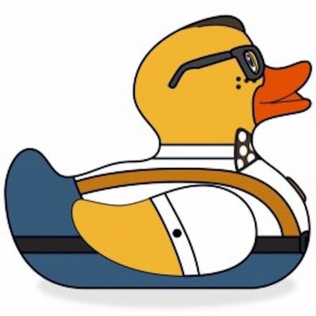Deluxe NERD Duck van Bud Duck: Mooiste Design badeend ter Wereld
