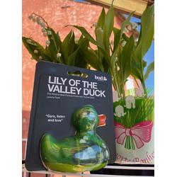 Luxury LILY of the VALLEY Duck - Badeendje van budduck - Meest gespaarde badeendmerk wereldwijd