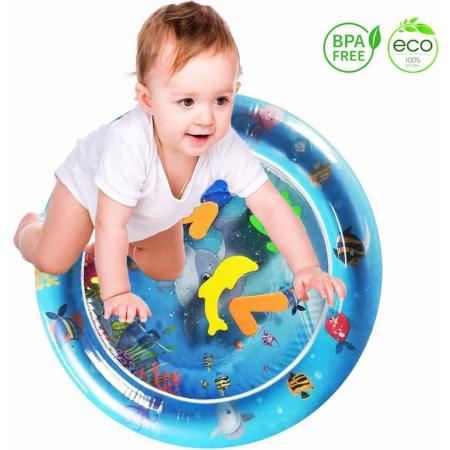 Originele Baby Splash™ Waterspeelmat - Babytrainer - Speelmat - Kraamcadeau - Babyshower (ROND)