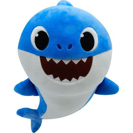 Baby Shark - Daddy Shark knuffel - met geluid! - Interactieve Knuffel