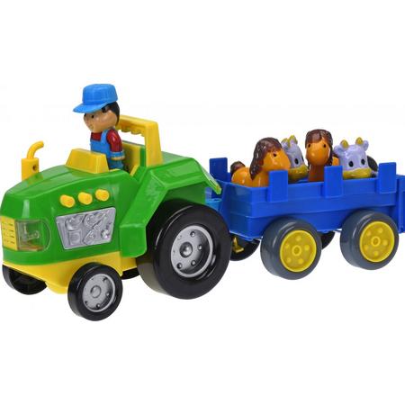 Baby Toys Tractor En Trailer 32cm