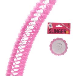 Slinger 4 meter roze - slinger - Babykamer Slingertje - Geboorte - Verjaardag - Baby Girl - Roze - Geboorte Letterslinger Meisje Baby Girl 4 m