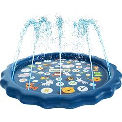 Multifunctionele water fontein voor kinderen - Watersproeier - Educatief speelgoed - Opblaasbare waterspeelmat - Speelkleed - Aquamat - Waterspeelgoed - Buitenspeelgoed - Waterpark - Zwembad - Upgrade 2021