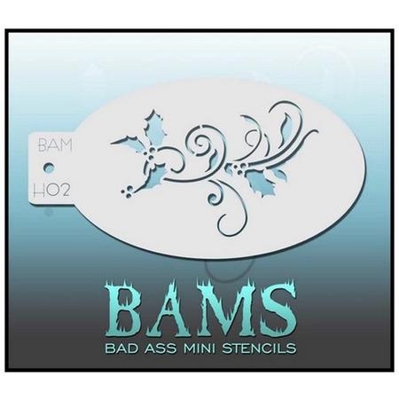 Bad Ass BAM stencil H02