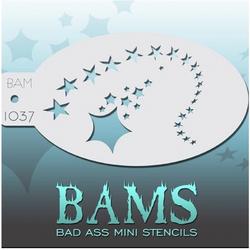 Bad Ass Mini Schmink sjabloon / Stencil Sterren