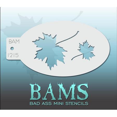 Bad Ass Stencil Nr. 1215 - BAM1215 - Schmink sjabloon - Bad Ass mini - Geschikt voor schmink en airbrush