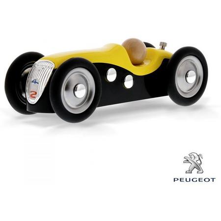 Baghera Retro Speelgoedauto Peugeot 402 Coupe Yellow