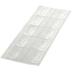 Transparant Plastic Hang Tab - Vellen van 20 22.7 x 28.5cm (Saw Tooth) [HT2]