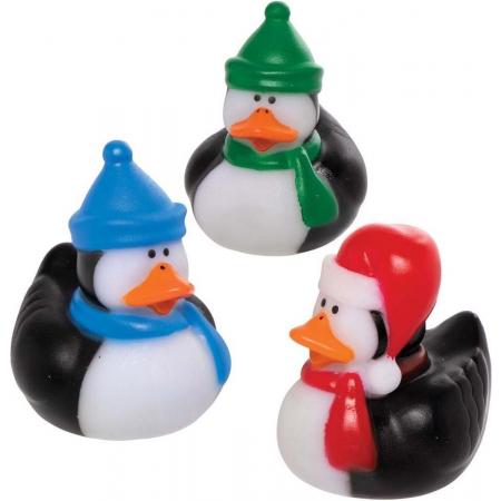 Baker Ross AX449 Pinguïn Bad Eendjes - Pak Van 6, Nieuw Speelgoed Voor Kinderen, Ideale Kous Of Feestzak Vuller Voor Kinderen