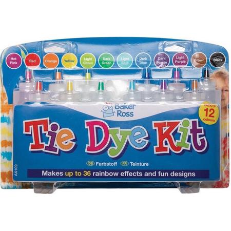 Baker Ross Tie Dye Set (per set) Knutselspullen en Verven voor Kinderen