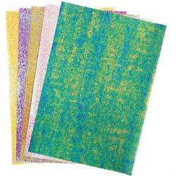 Reflecterend structuurpapier - knutselmateriaal voor kinderen en volwassen voor scrapbooking decoupage en decoraties versieren (10 stuks)