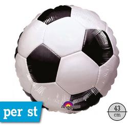 Folie ballon Voetbal, 43cm, verpakt