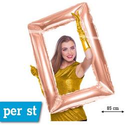Folie supershape Selfie Frame, roze goud, 85 x 60 cm
