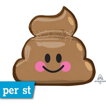 Supershape emoticon poop, P30, 63 cm x 60 cm, retail.
