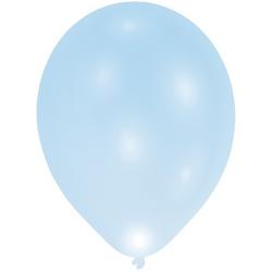 Balloominate Ballonnen Met Led-verlichting 28 Cm 5 Stuks Blauw