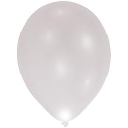 Balloominate Ballonnen Met Led-verlichting 28 Cm 5 Stuks Zilver