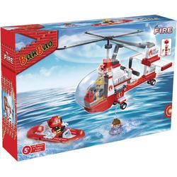 BanBao Brandweer Blus Helikopter - 8305
