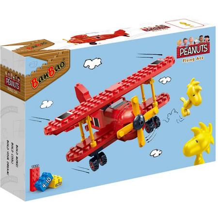 BanBao Snoopy Rode Vliegtuig-7523
