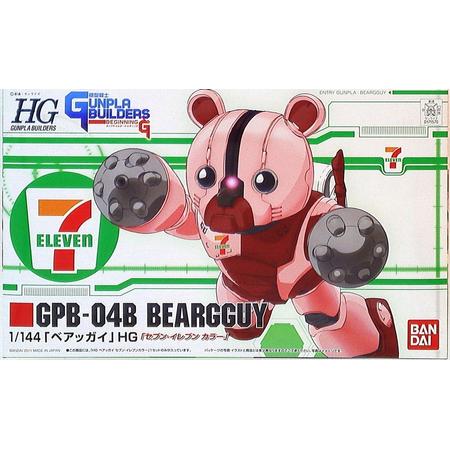 Bandai HGGB 1/144 GPB-04B Beargguy 7-eleven color