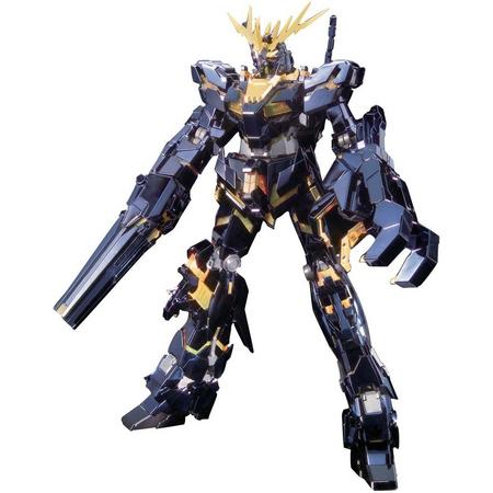 Bandai Gundam Bouwpakket Banshee Titanium Finish Blauw/goud