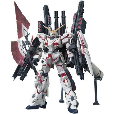 Bandai Gundam Unicorn Bouwpakket Rx-0 Full Armor D Grijs/rood