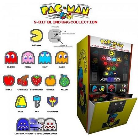Pac-Man 8-Bit Enamel Pin Collection Pin