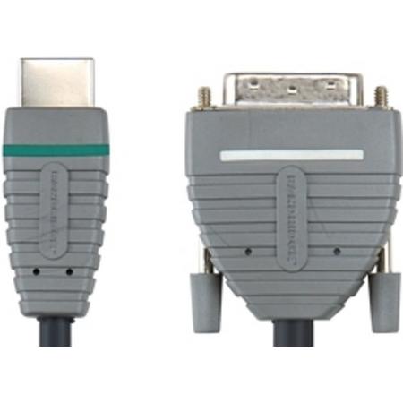 Bandridge BVL1105 5m HDMI Zwart, Grijs video kabel adapter