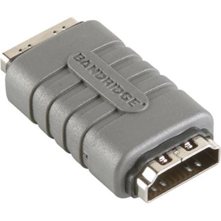 Bandridge BVP110 HDMI A HDMI A Grijs kabeladapter/verloopstukje