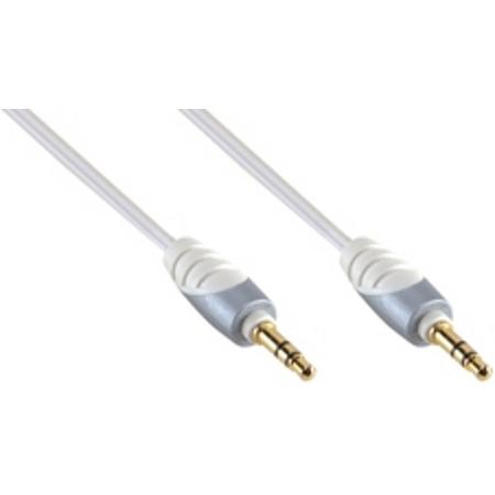 Bandridge SIP3302 audio kabel 2 m 3.5mm Grijs, Wit