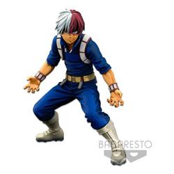 My Hero Academia - Banpresto World Figure Colosseum Modeling Academy - Super Master Stars Piece - Shoto Todoroki (Two Dimensions) Figure 21 cm