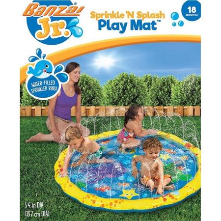 Speelmat met water gevuld - Sprinkle n Splash - diameter 137cm