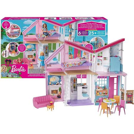 Barbie - Malibu - Poppenhuis met accessoires