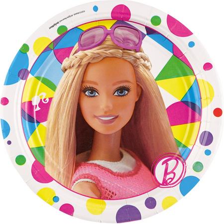 Barbie Bordjes Sparkle 18cm 8 stuks