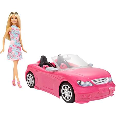 Barbie Cabriolet met Barbiepop