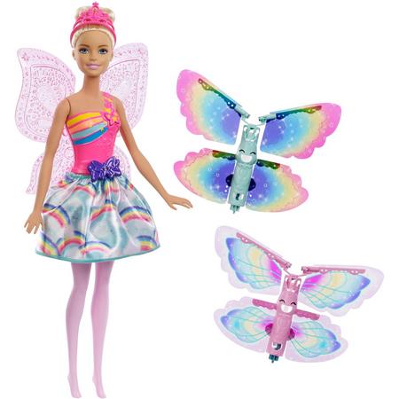 Barbie Dreamtopia Fee met Vliegende Vleugels - Barbiepop