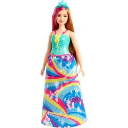 Barbie Dreamtopia Prinses - Blond/Roze haren - Curvy Barbiepop