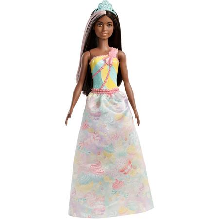 Barbie Dreamtopia Prinses Afro American - Barbiepop