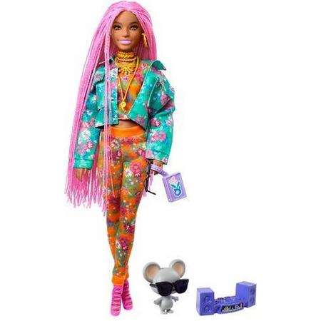 Barbie Extra Doll Roze - Modepop