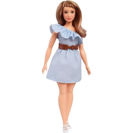 Barbie Fashionista Tienerpop Met Strapless-jurk 33 Cm