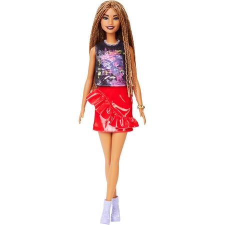 Barbie Fashionistas Tall Met Lang Gevlochten Haar - Barbiepop